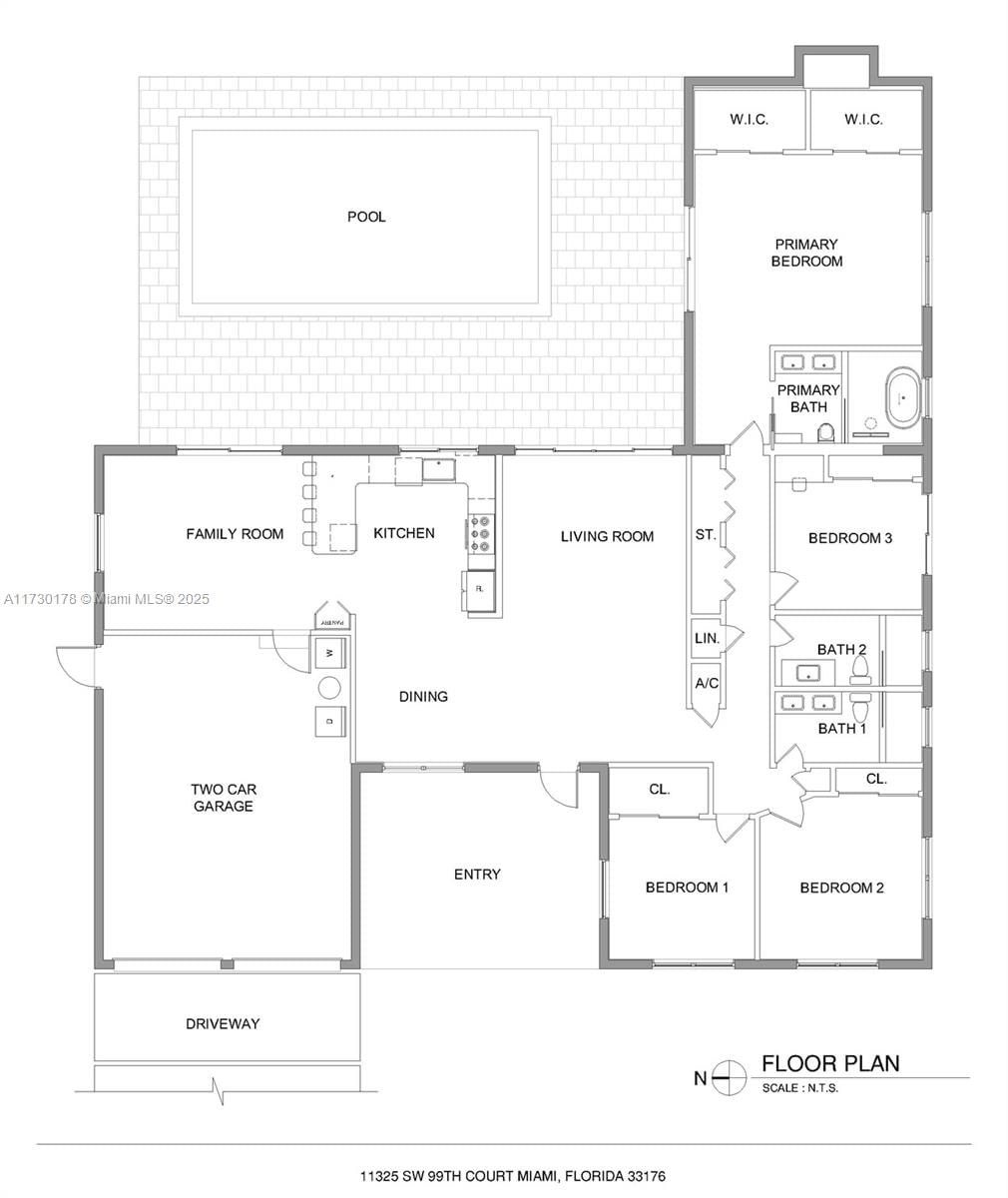 Real estate property located at 11325 99th Ct, Miami-dade, Pine Acres Sec 6, Miami, FL