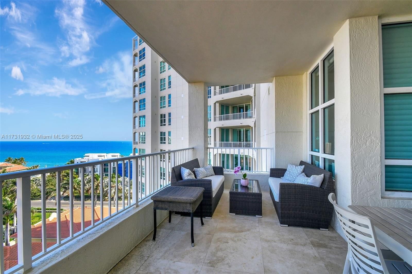 Real estate property located at 3700 Ocean Blvd #908, Palm Beach, Toscana North Condo, Highland Beach, FL