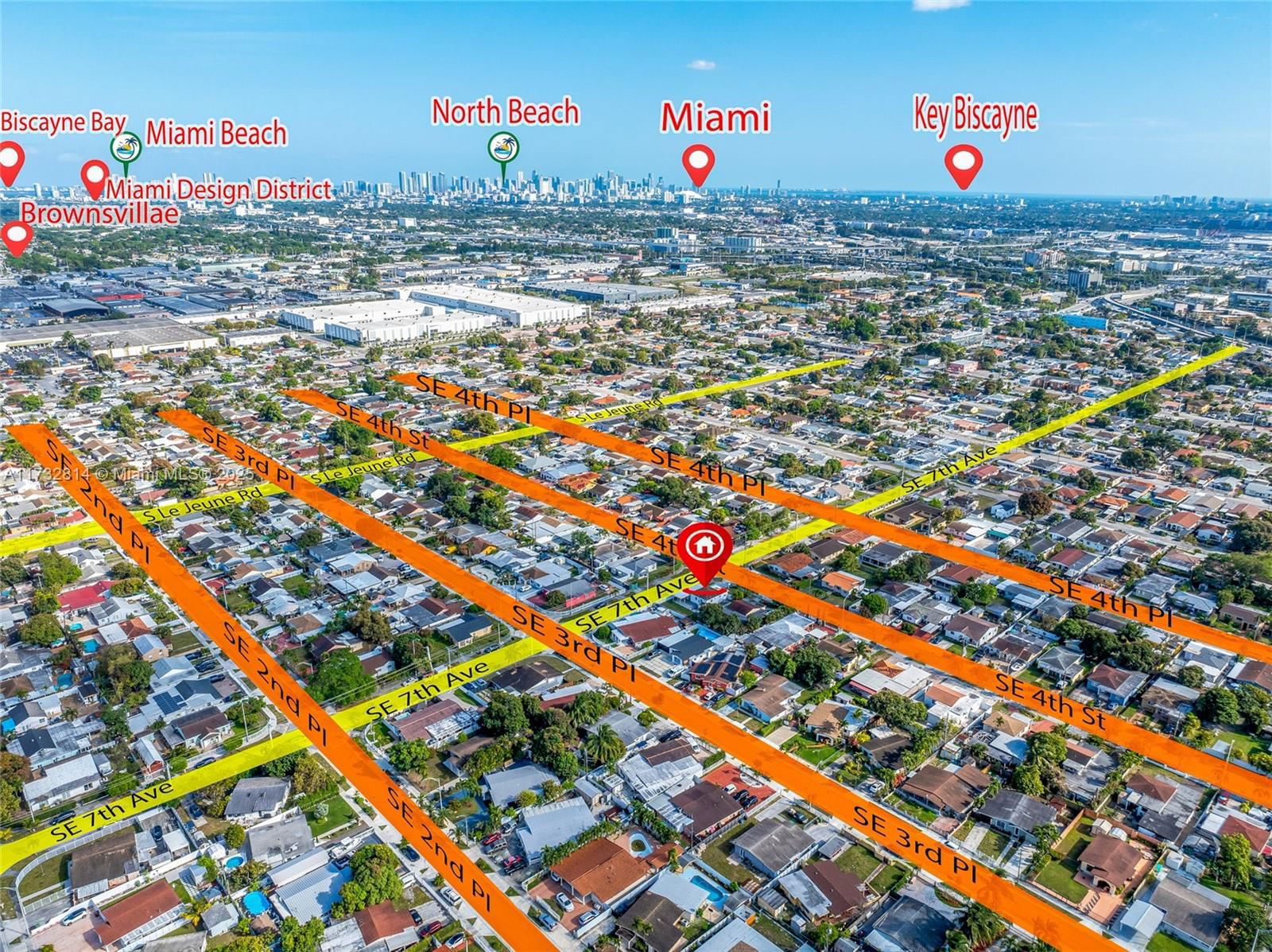 Real estate property located at 691 4th St, Miami-dade, Flamingo Manor, Hialeah, FL