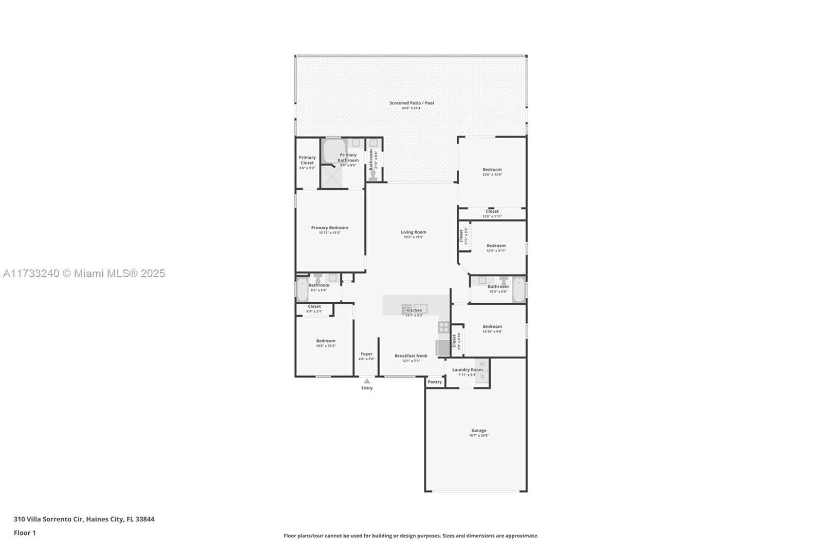 Real estate property located at 310 VILLA SORRENTO CIR, Polk, Villa Sorrento Pb 133 Pgs, Other City - In The State Of Florida, FL