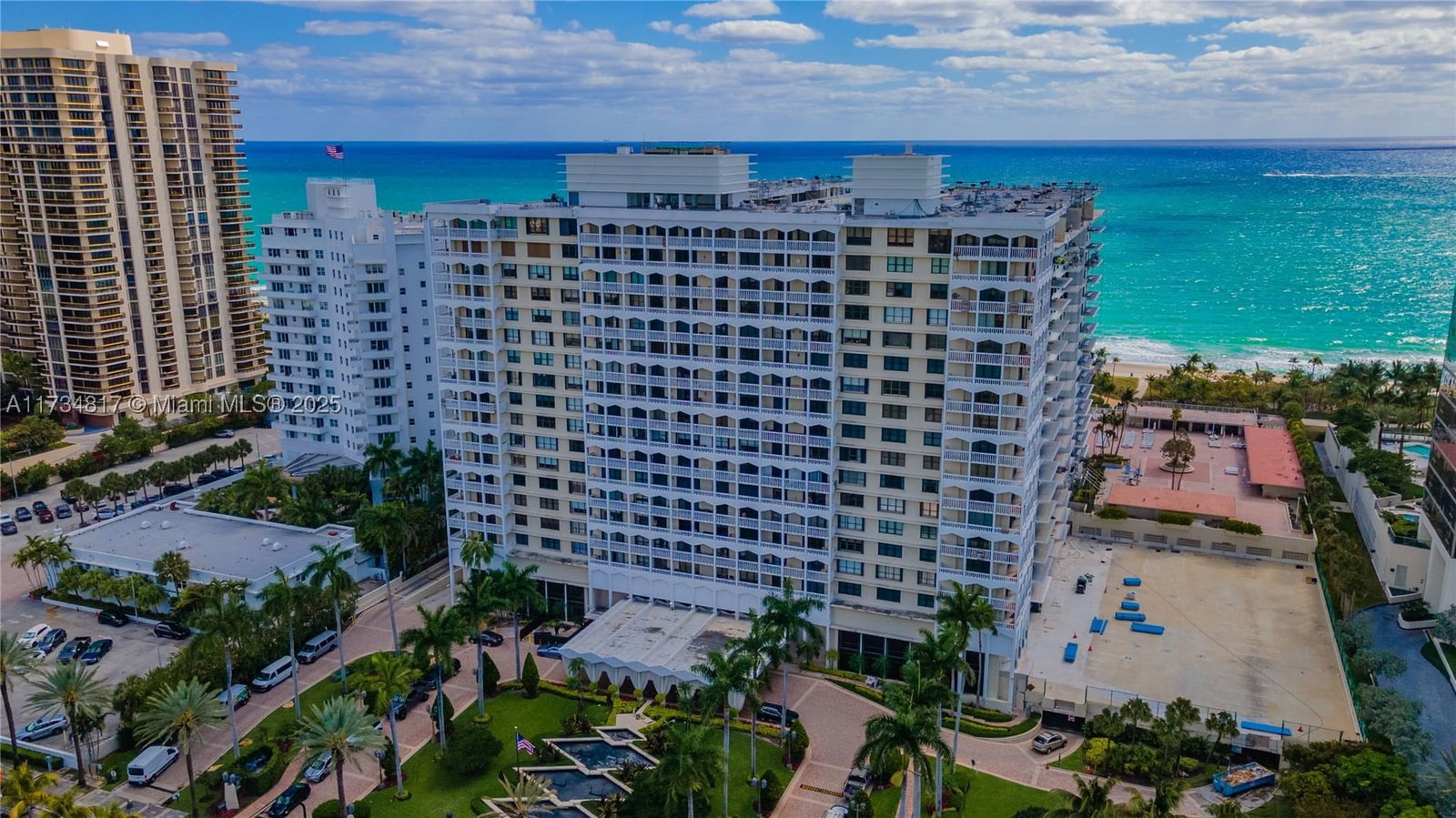 Real estate property located at 9801 Collins Ave #17J, Miami-dade, Balmoral Condo, Bal Harbour, FL