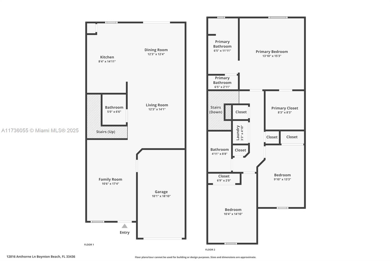 Real estate property located at 12816 Anthorne Ln, Palm Beach, Cambria Parc, Boynton Beach, FL