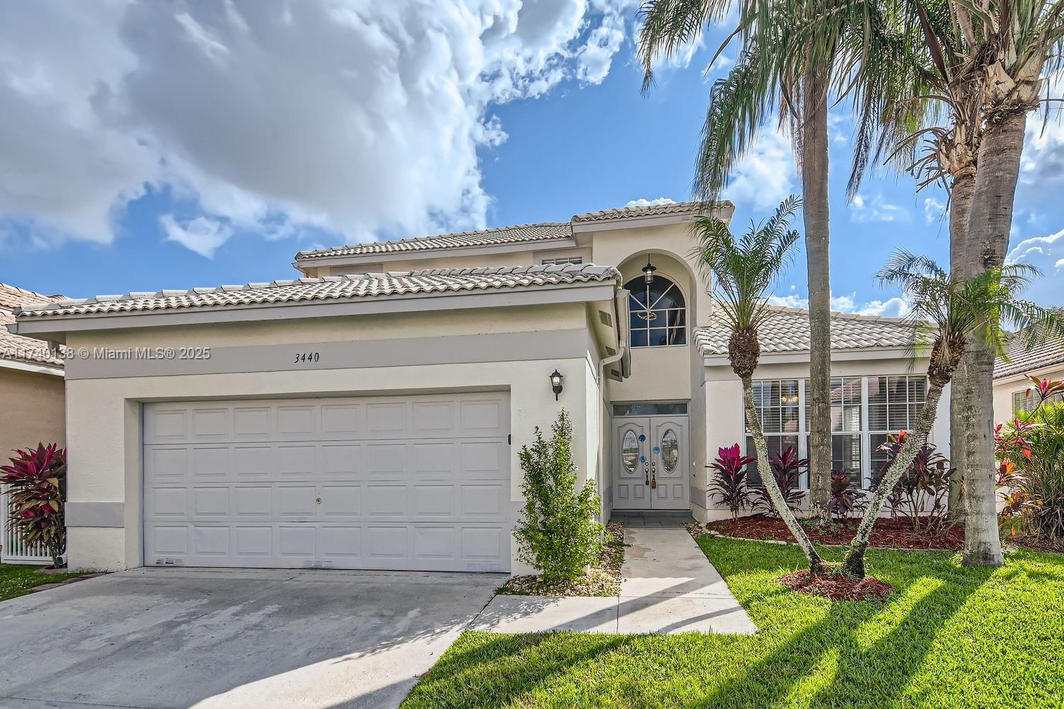 Real estate property located at 3440 Greenview Ter E, Broward, Holiday Springs Village S, Margate, FL