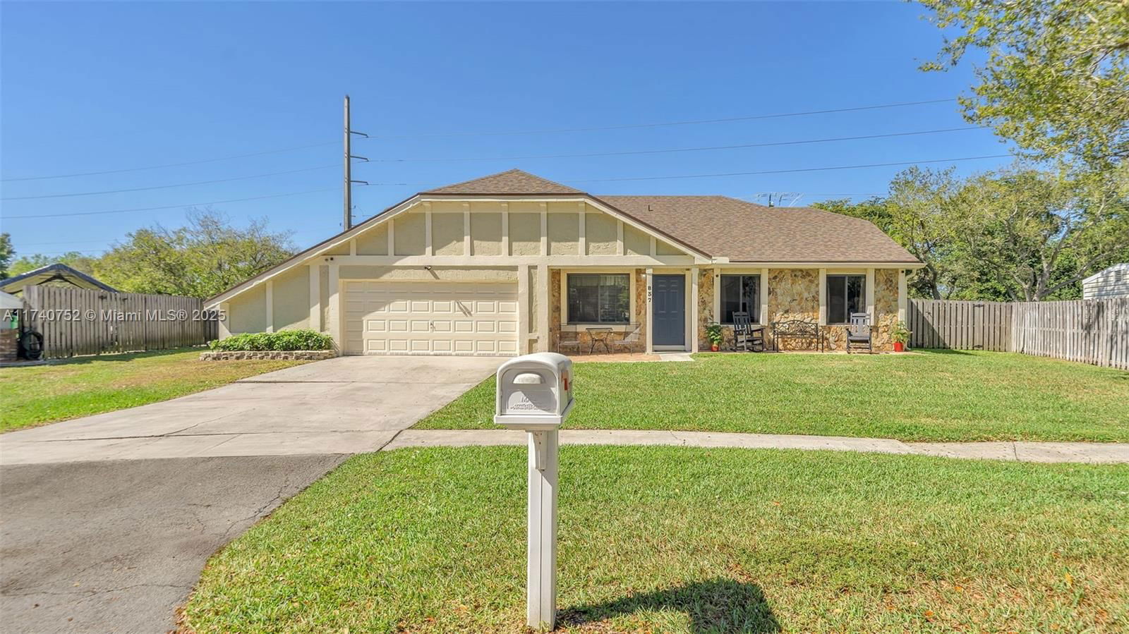 Real estate property located at 837 159th Ter, Broward, New River Estates Section, Sunrise, FL