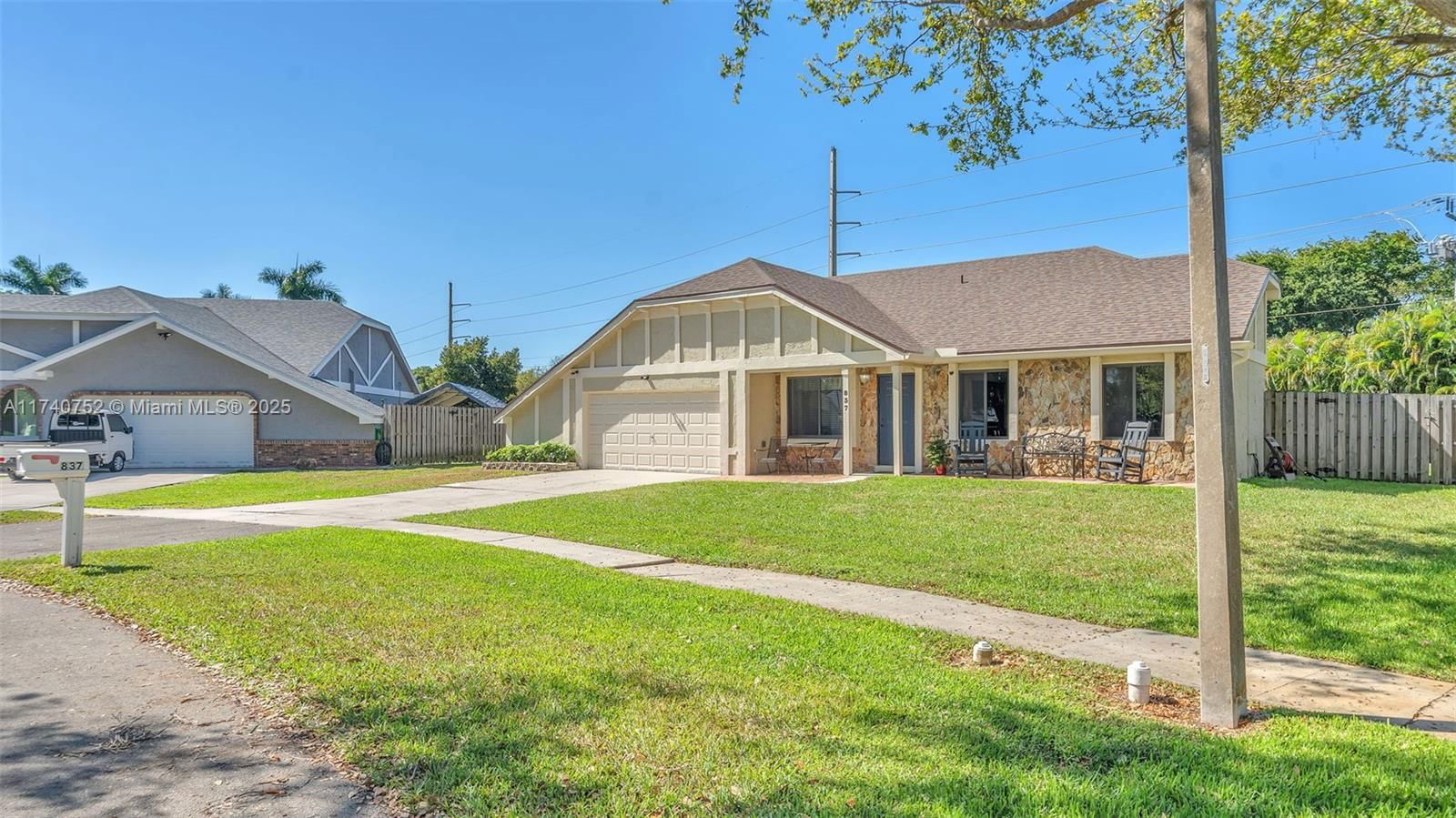 Real estate property located at 837 159th Ter, Broward, New River Estates Section, Sunrise, FL