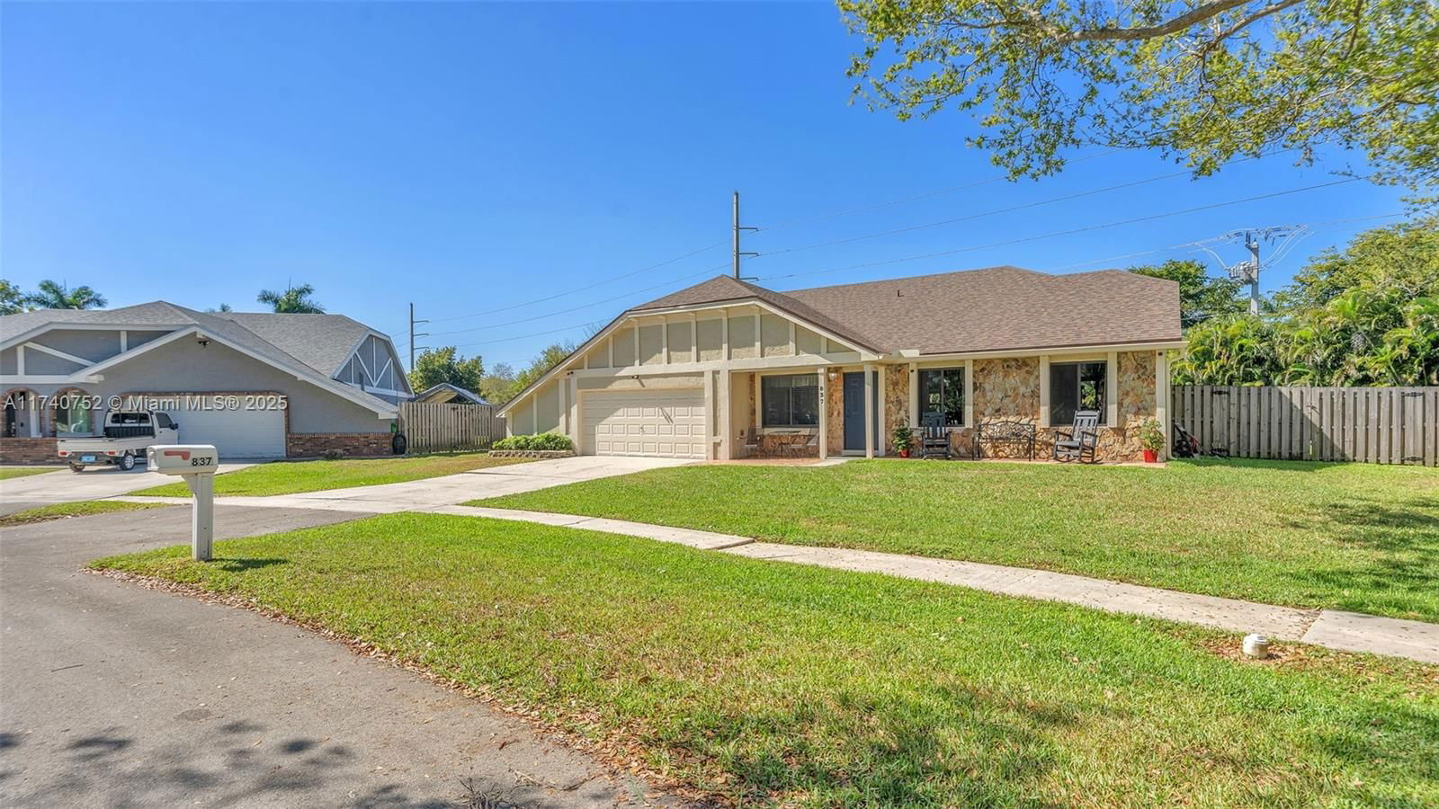 Real estate property located at 837 159th Ter, Broward, New River Estates Section, Sunrise, FL