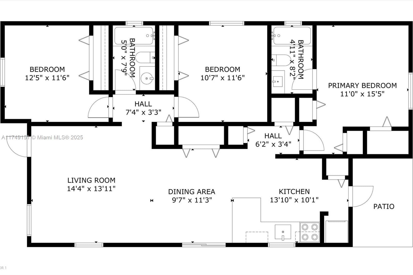 Real estate property located at 1775 76th Ter, Miami-dade, Tennyson Heights, Miami, FL