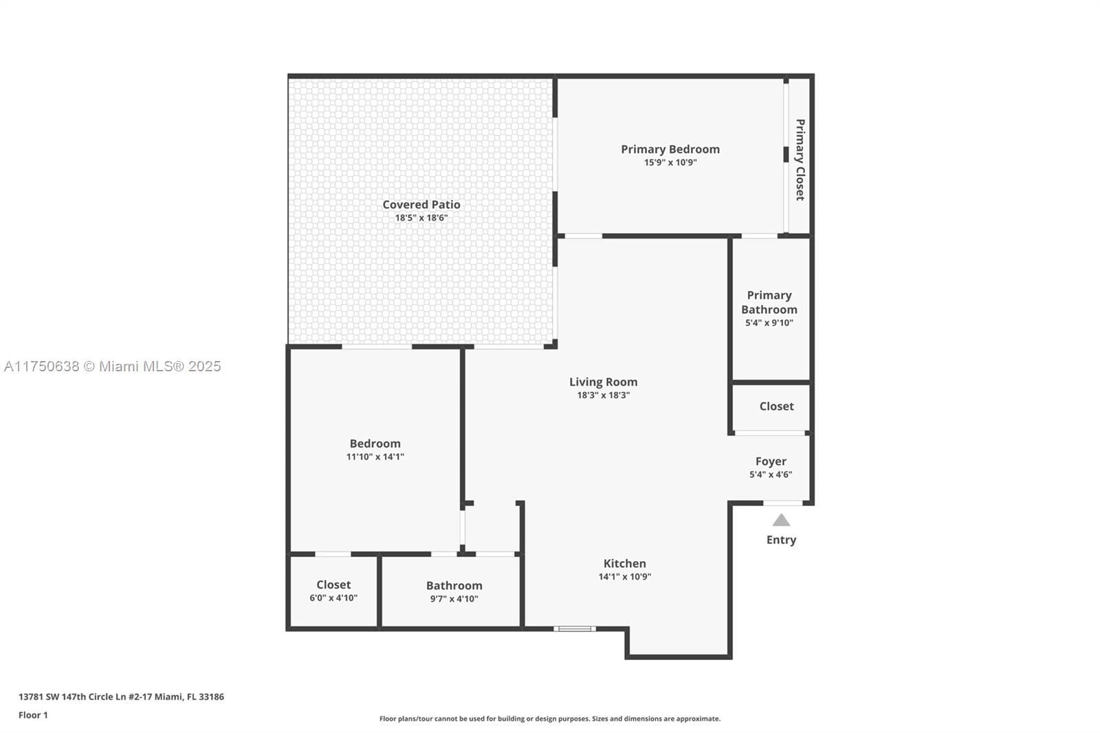 Real estate property located at 13781 147th Cir Ln #2-17, Miami-dade, Vilg Homes Country Walk C, Miami, FL