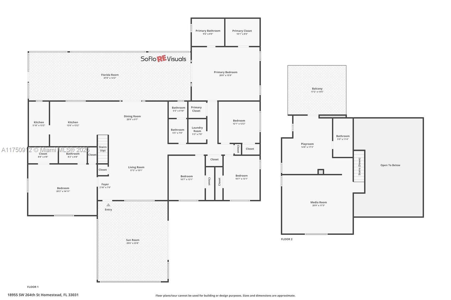 Real estate property located at 18955 264 STREET, Miami-dade, Redlands, Homestead, FL