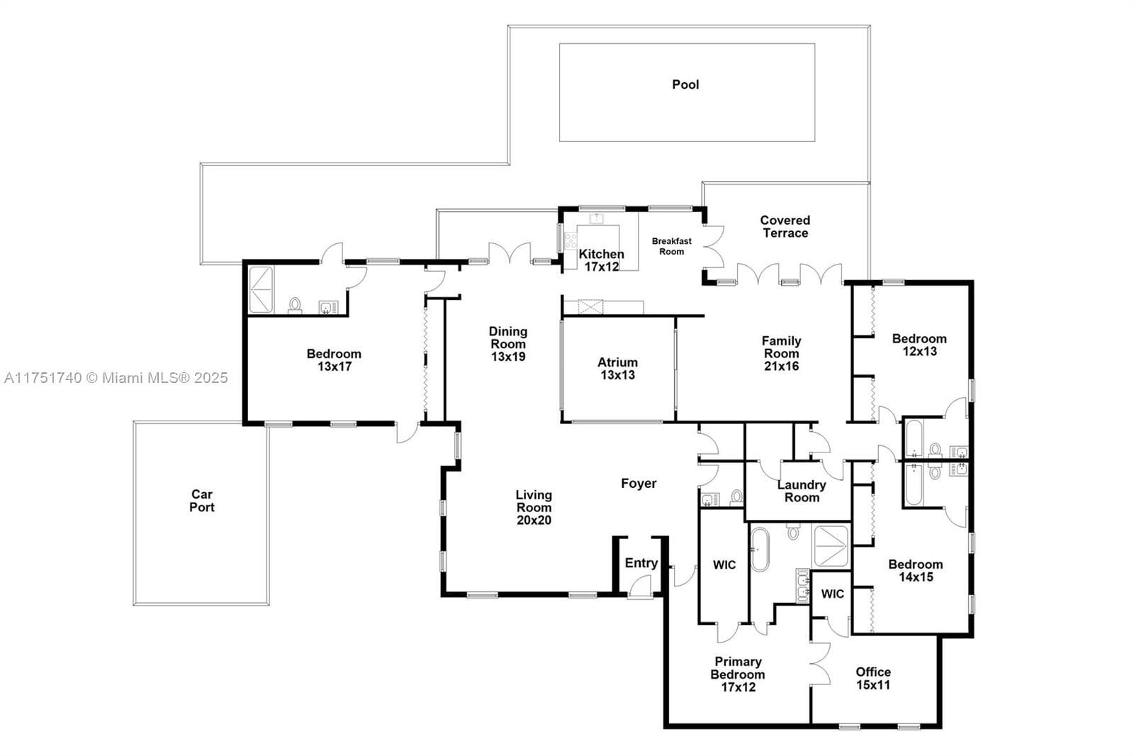 Real estate property located at 14345 72nd Ct, Miami-dade, Riviera Homes, Palmetto Bay, FL