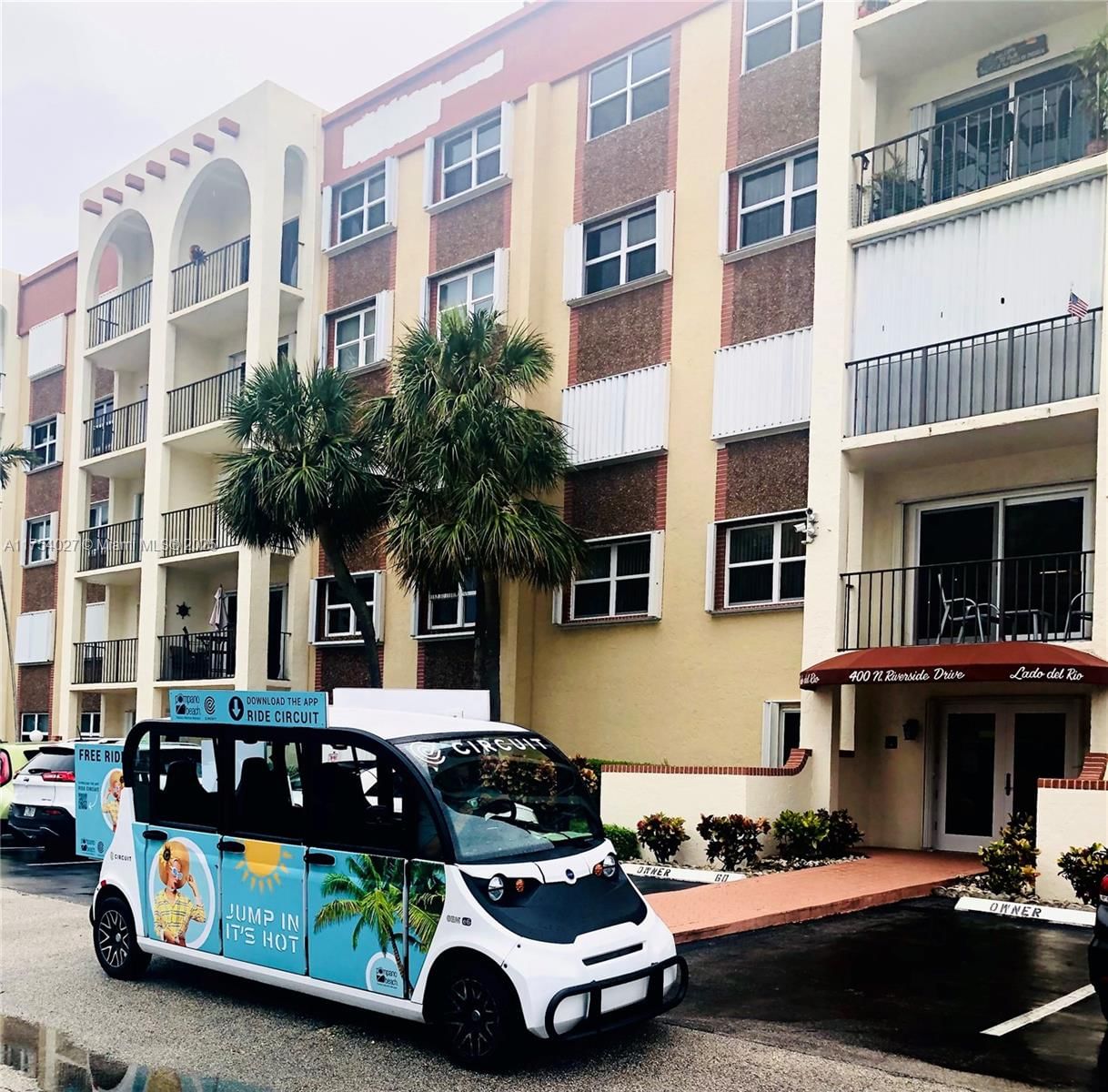 Real estate property located at 400 Riverside Dr #201, Broward, Lado Del Rio Condo, Pompano Beach, FL