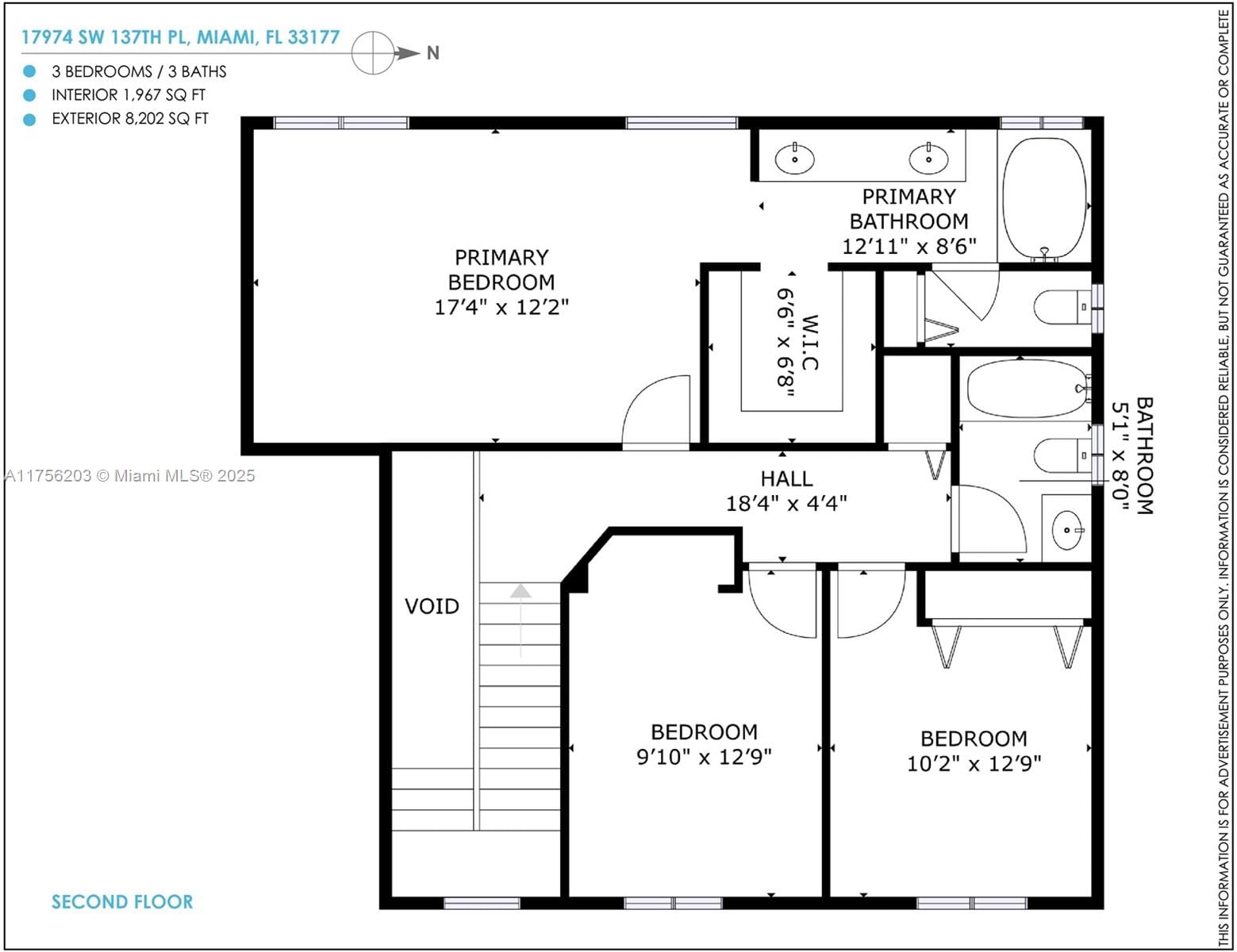 Real estate property located at 17974 137th Pl, Miami-dade, Three Lakes, Miami, FL