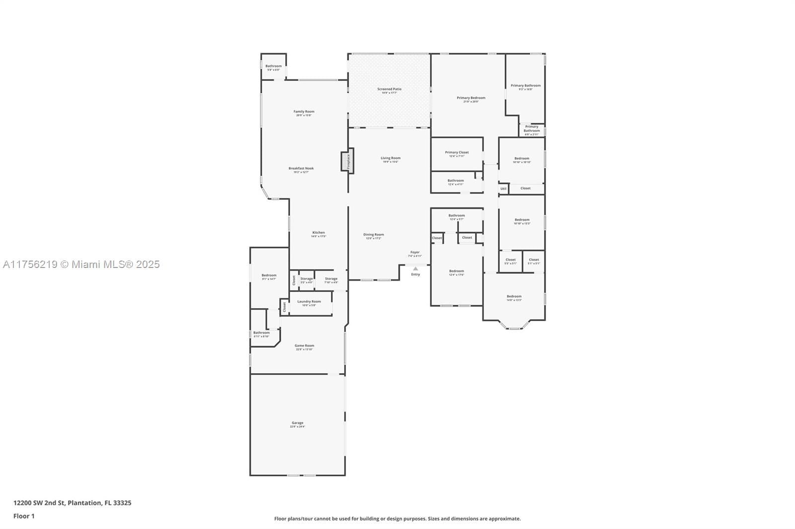 Real estate property located at 12200 2nd St, Broward, Fla Fruit Lands Co, Plantation, FL