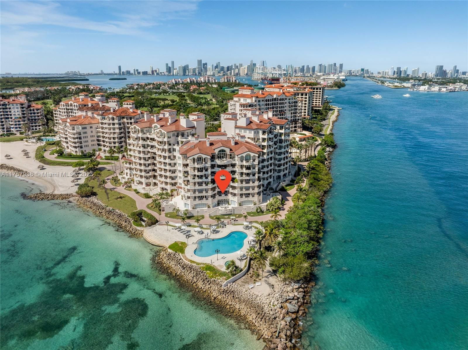 Real estate property located at 7223 Fisher Island Dr #7223, Miami-dade, Oceanside @ Fisher Isl Co, Miami Beach, FL