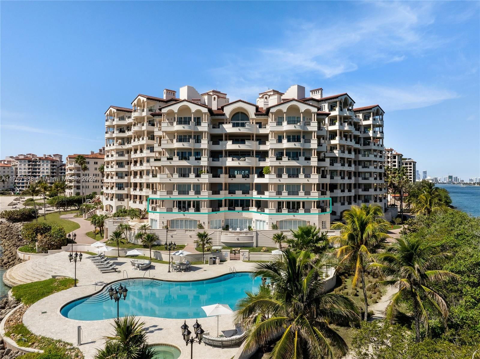 Real estate property located at 7223 Fisher Island Dr #7223, Miami-dade, Oceanside @ Fisher Isl Co, Miami Beach, FL