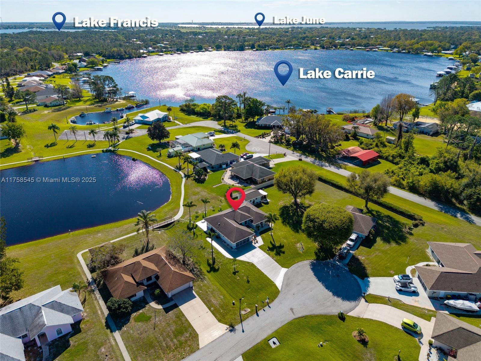 Real estate property located at 7 Lake Side Trail, Highlands, Country Walk, Lake Placid, FL