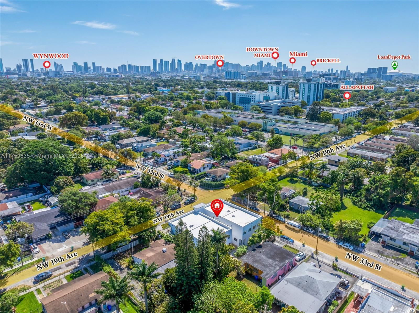 Real estate property located at 3300 19th Ave, Miami-dade, Holleman Manor Addn, Miami, FL