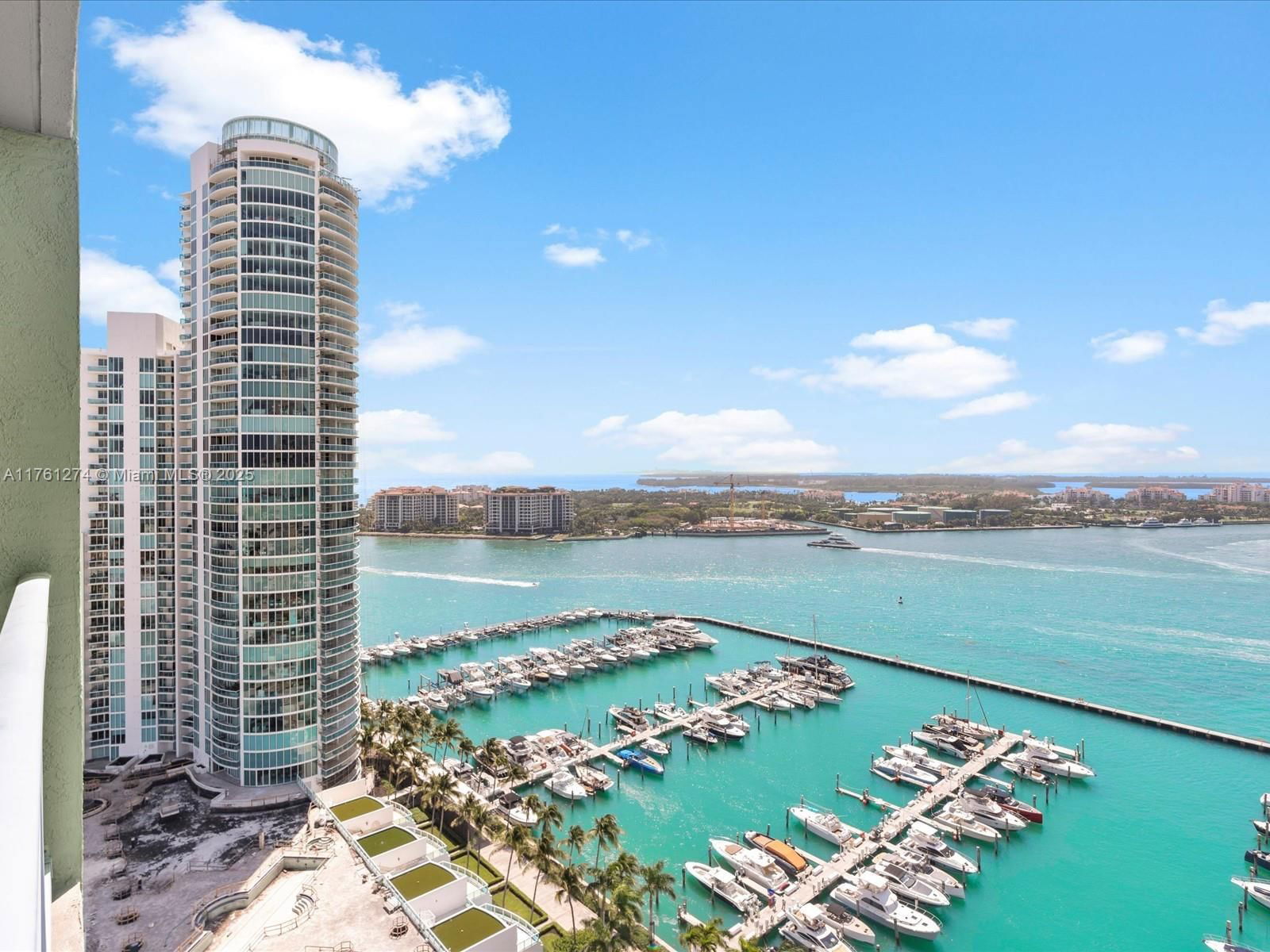 Real estate property located at 90 Alton Rd #2406, Miami-dade, Yacht Club At Portofino C, Miami Beach, FL