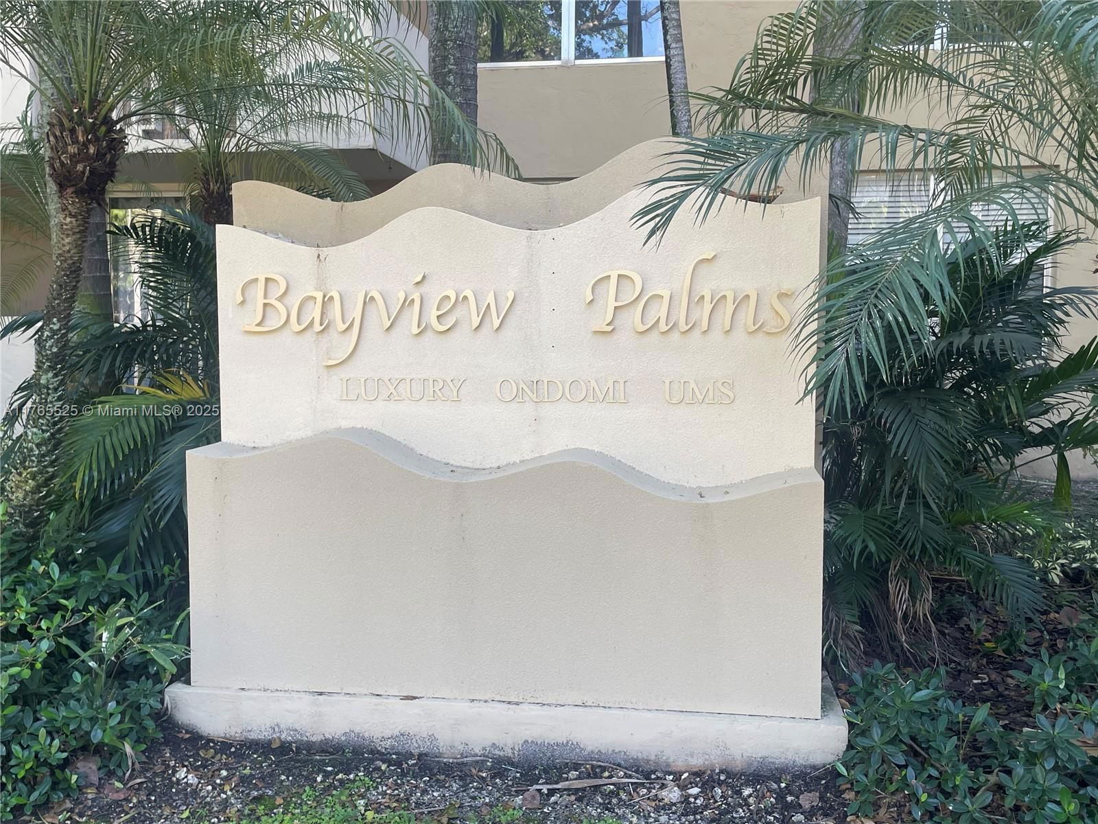 Real estate property located at 1800 Sans Souci Blvd #107, Miami-dade, Bayview Palms Condo, North Miami, FL