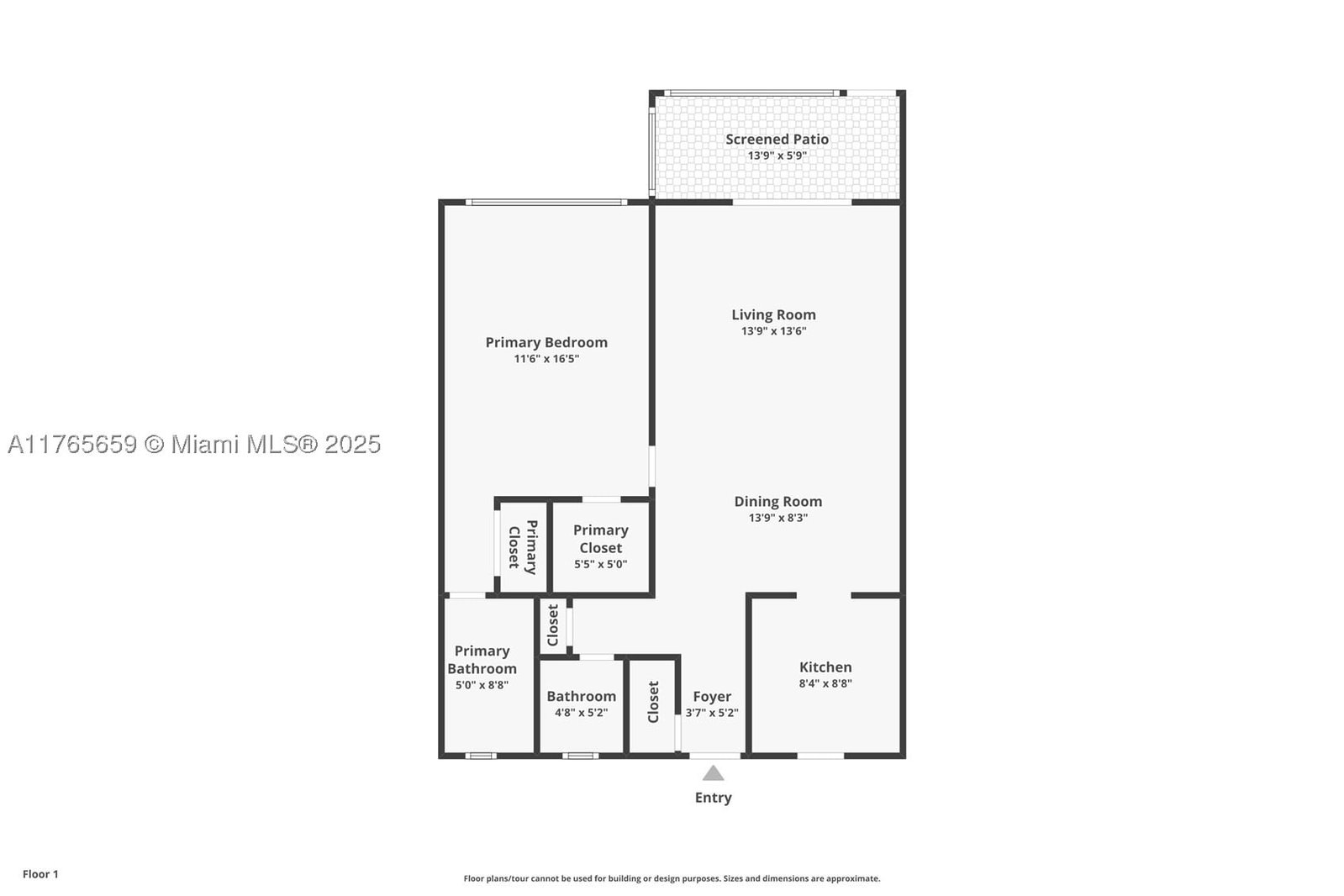 Real estate property located at 2200 Diana Dr #111, Broward, Yacht Harbor Apartments C, Hallandale Beach, FL