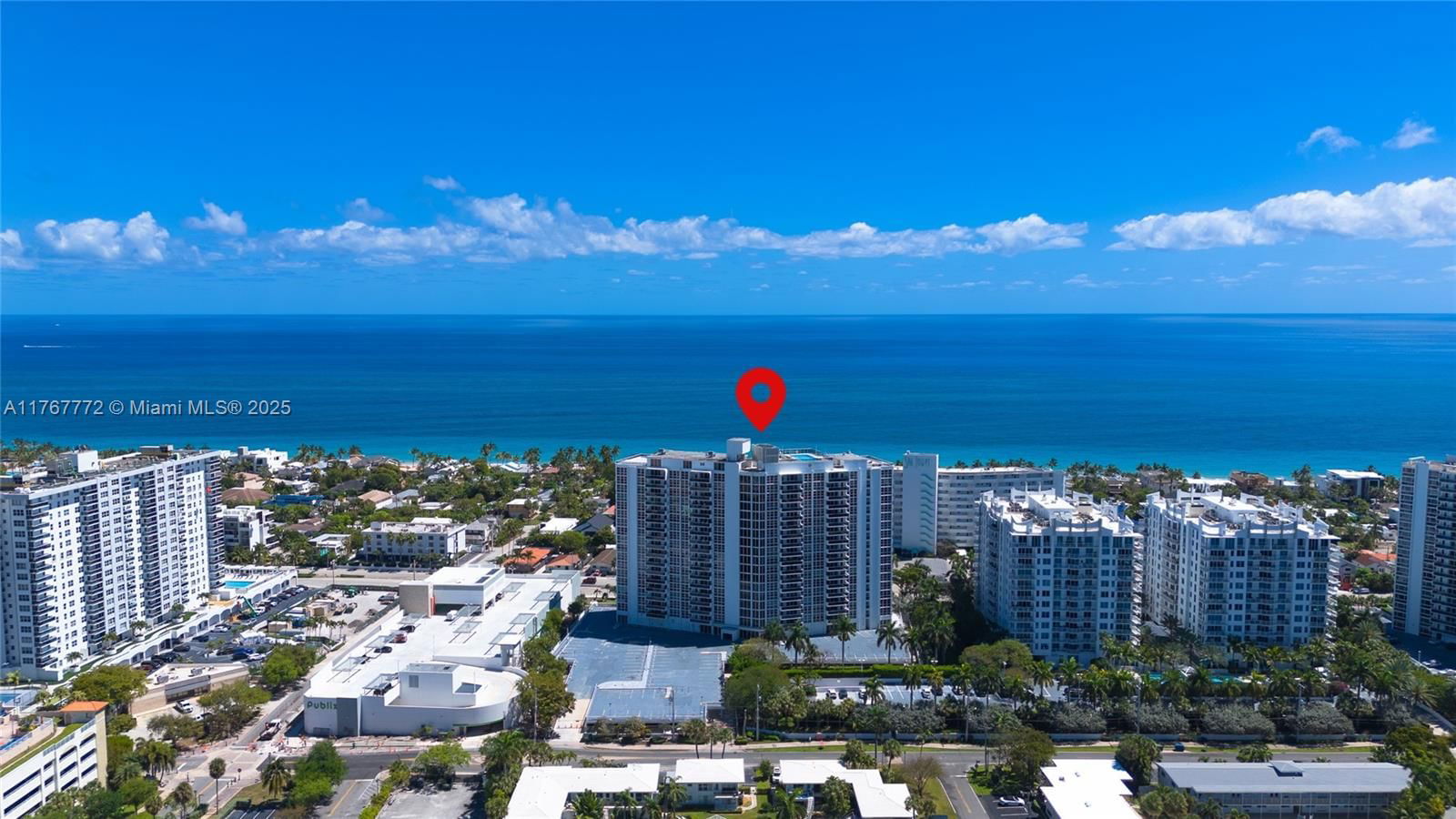Real estate property located at 2841 Ocean Blvd #1806, Broward, Vantage View Condo, Fort Lauderdale, FL