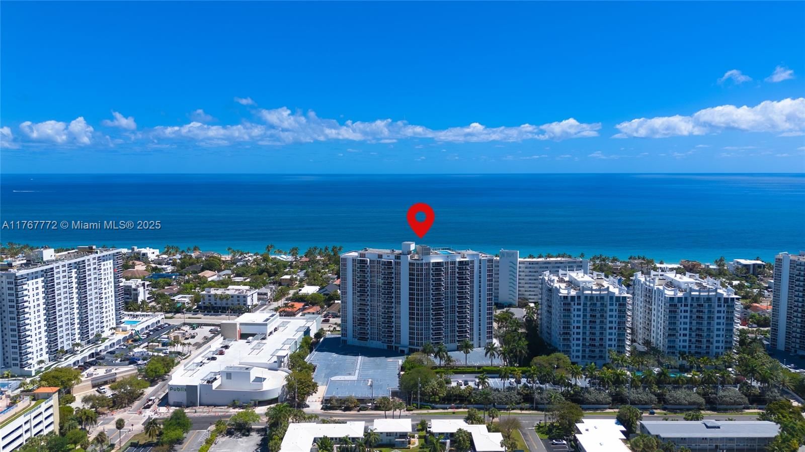 Real estate property located at 2841 Ocean Blvd #1806, Broward, Vantage View Condo, Fort Lauderdale, FL