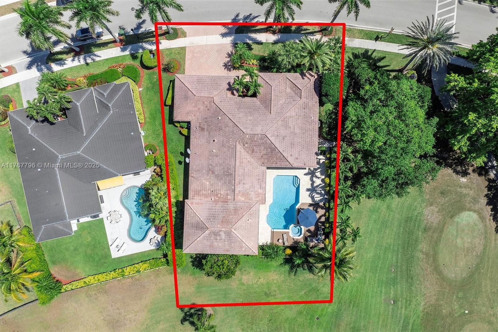 Real estate property located at 2541 Golf View Dr, Broward, Sector 7 - Parcels F G H, Weston, FL