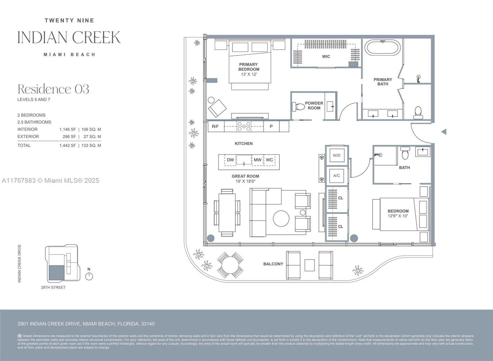 Real estate property located at 2901 Indian Creek #503, Miami-dade, Miami Beach Improv Co, Miami Beach, FL