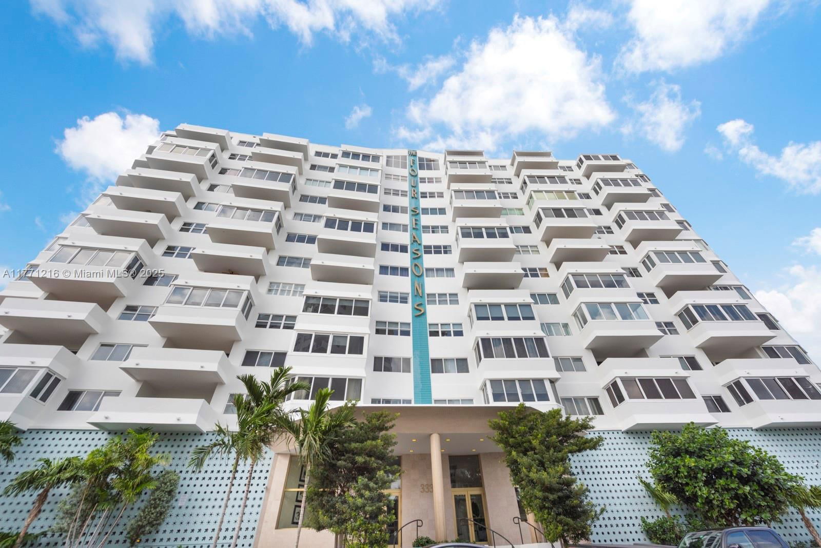 Real estate property located at 333 Sunset Dr #804, Broward, Four Seasons Condo, Fort Lauderdale, FL