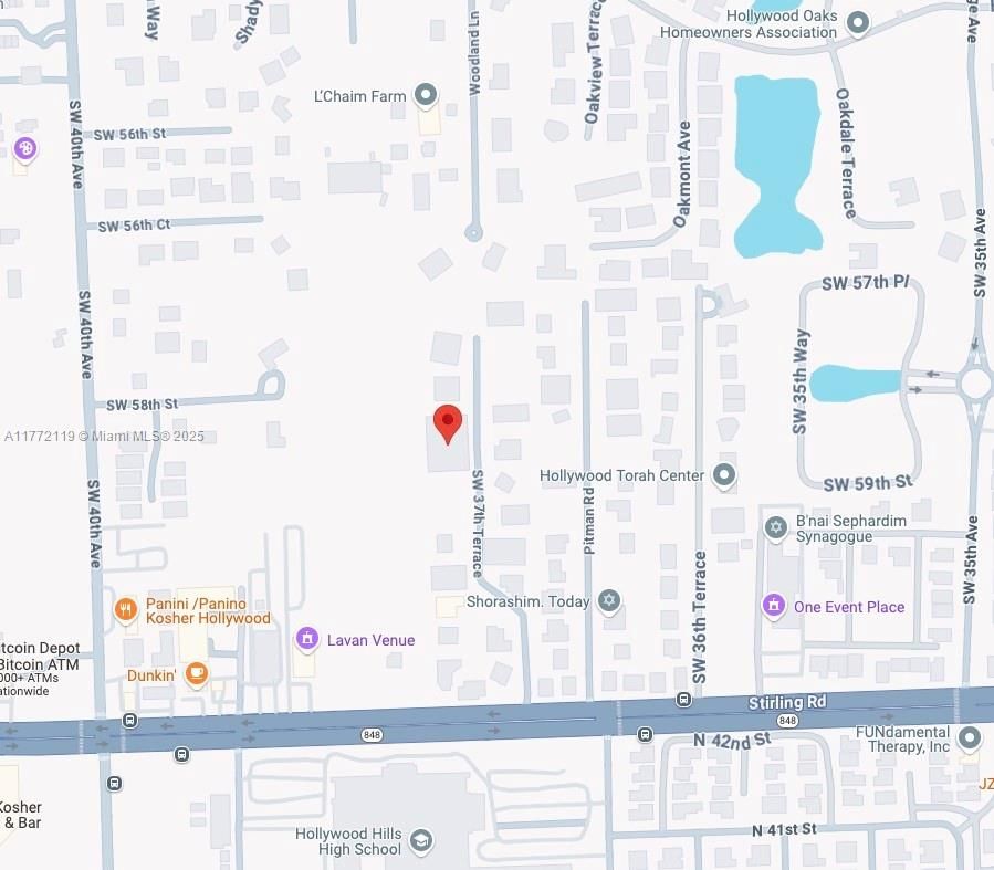 Real estate property located at 5831 Sw 37 Ter, Broward, Stirling Oaks Estates, Dania Beach, FL