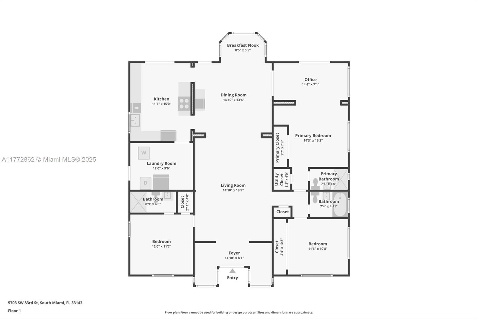 Real estate property located at 5703 83rd St, Miami-dade, Palm Miami Heights Rev, South Miami, FL