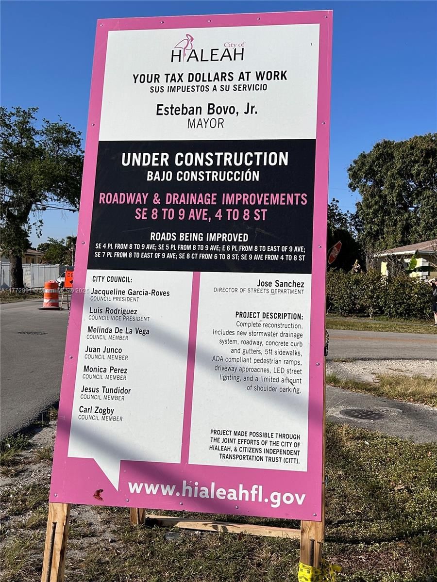 Real estate property located at 685 9th Ave, Miami-dade, Rose Sub, Hialeah, FL
