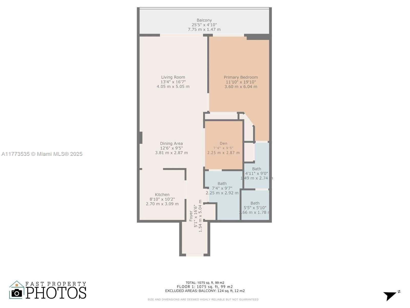 Real estate property located at 2625 Collins Ave #909, Miami-dade, Oceanfront Plaza Condo, Miami Beach, FL