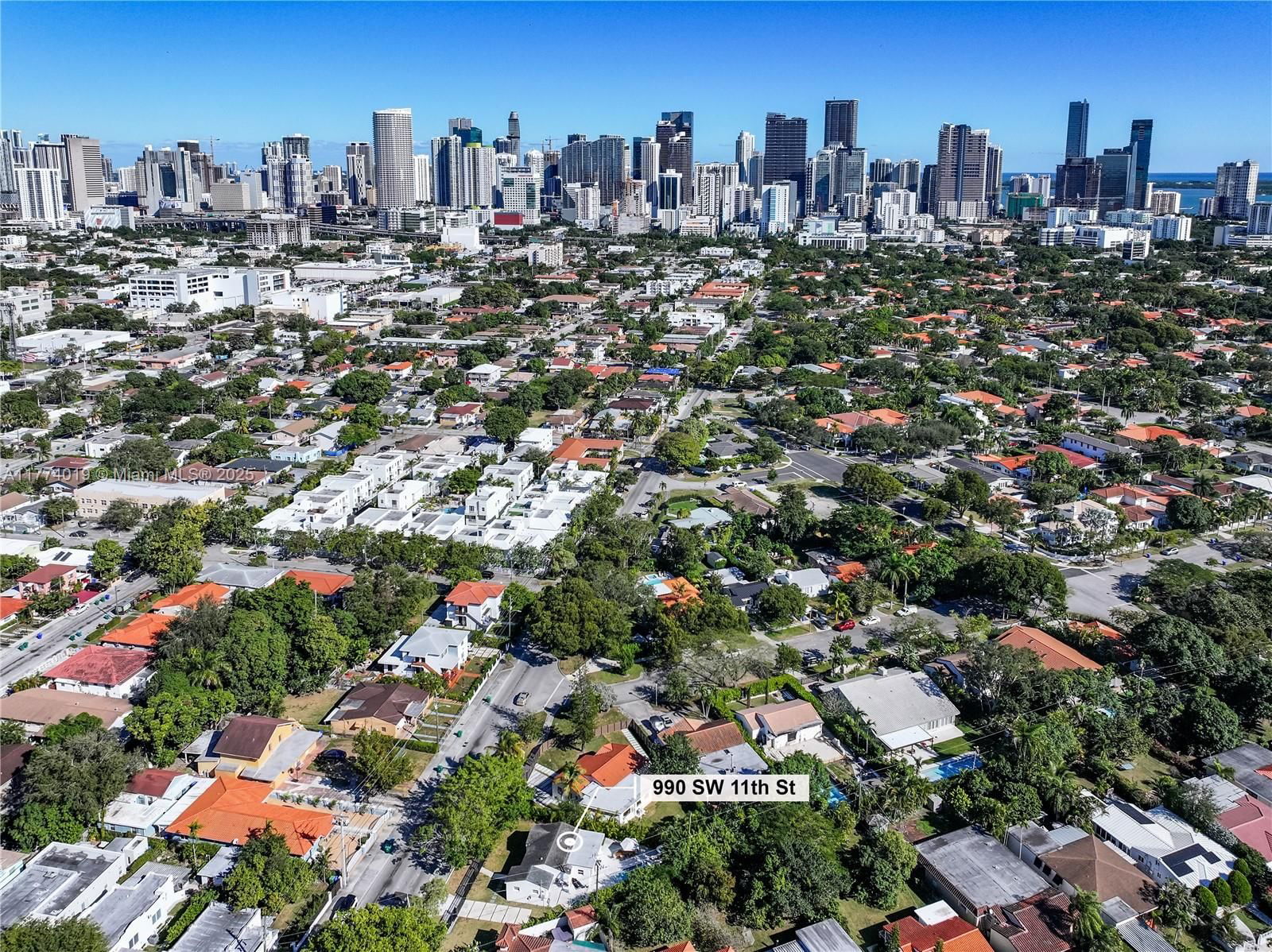 Real estate property located at 990 11th St, Miami-dade, Brickell Estates, Miami, FL