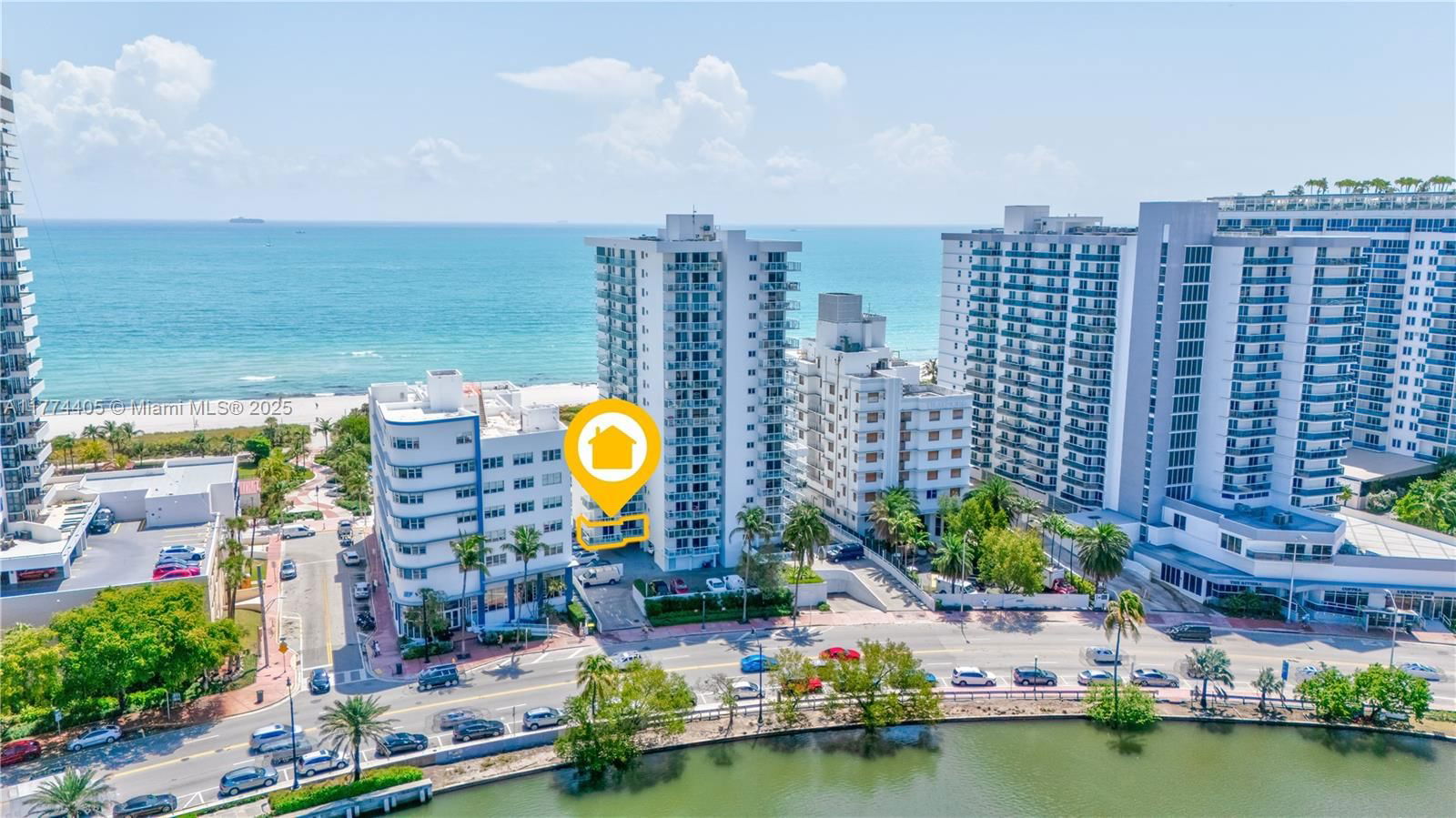 Real estate property located at 2457 Collins Ave #202, Miami-dade, The Royal Club Condo, Miami Beach, FL