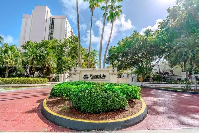 Real estate property located at 17021 Bay Rd #414, Miami-dade, Plaza Of Americas Condo P, Sunny Isles Beach, FL