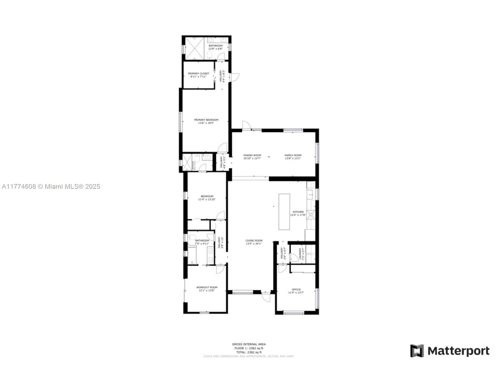 Real estate property located at 1724 10th St, Miami-dade, Shenandoah, Miami, FL
