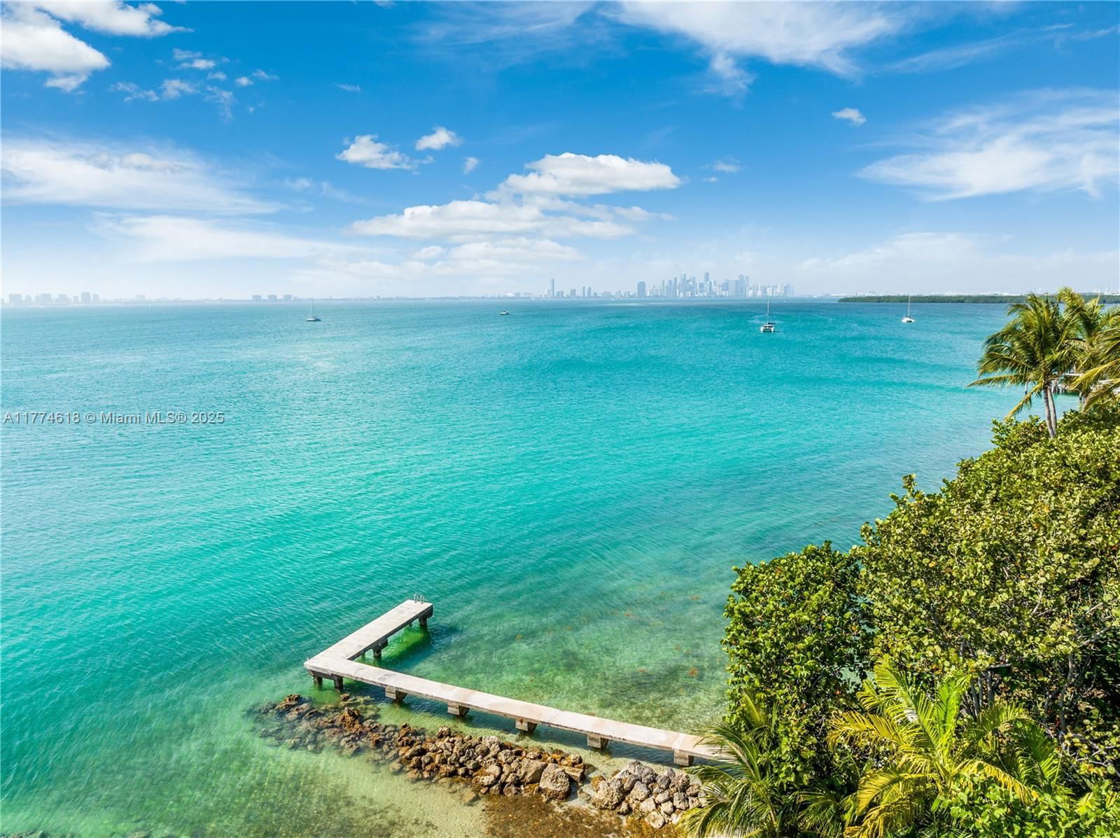 Real estate property located at 5 Harbor Pt, Miami-dade, Matheson Estates, Key Biscayne, FL