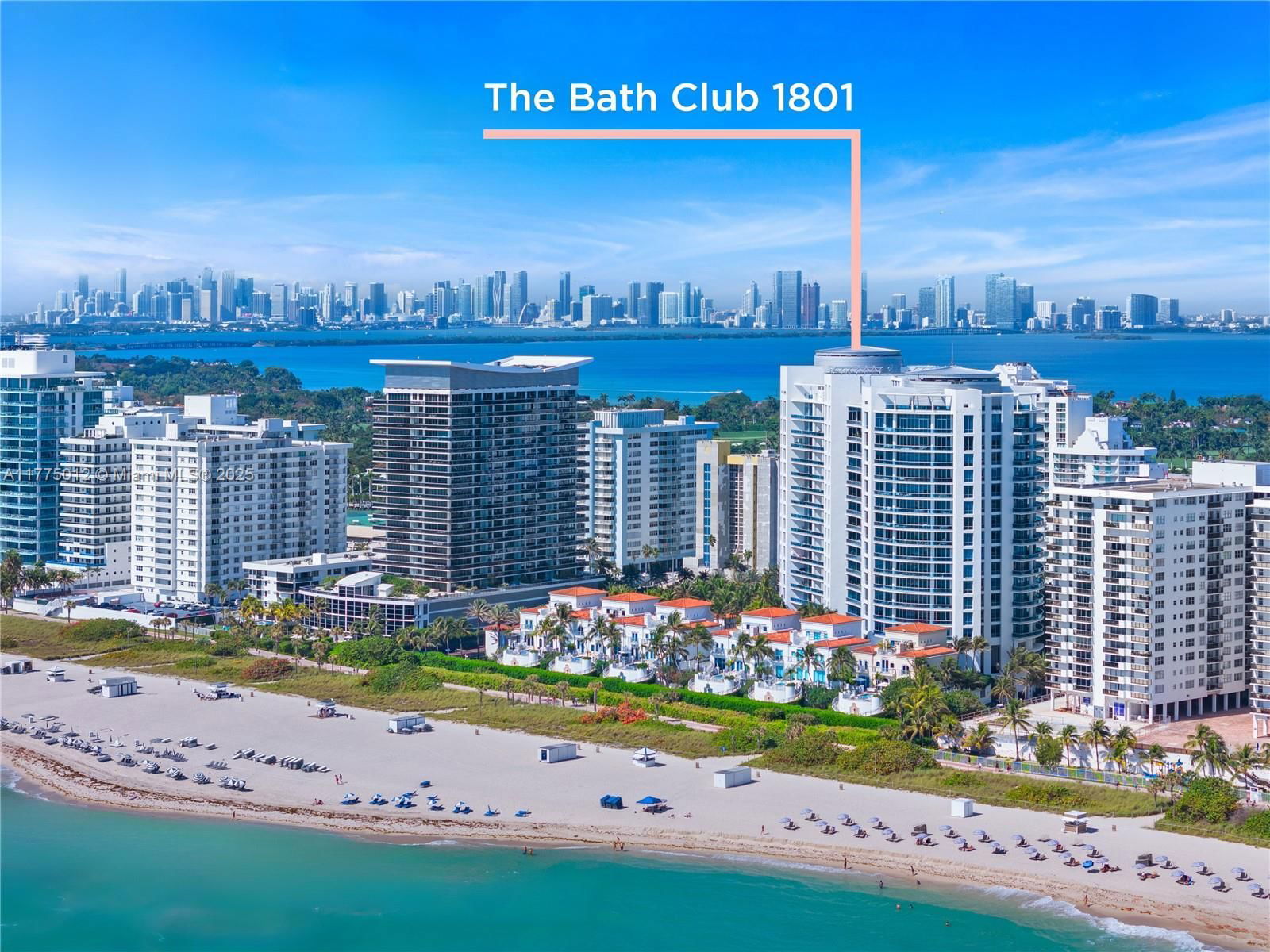 Real estate property located at 5959 Collins Ave #1801, Miami-dade, The Residences At The Bath, Miami Beach, FL