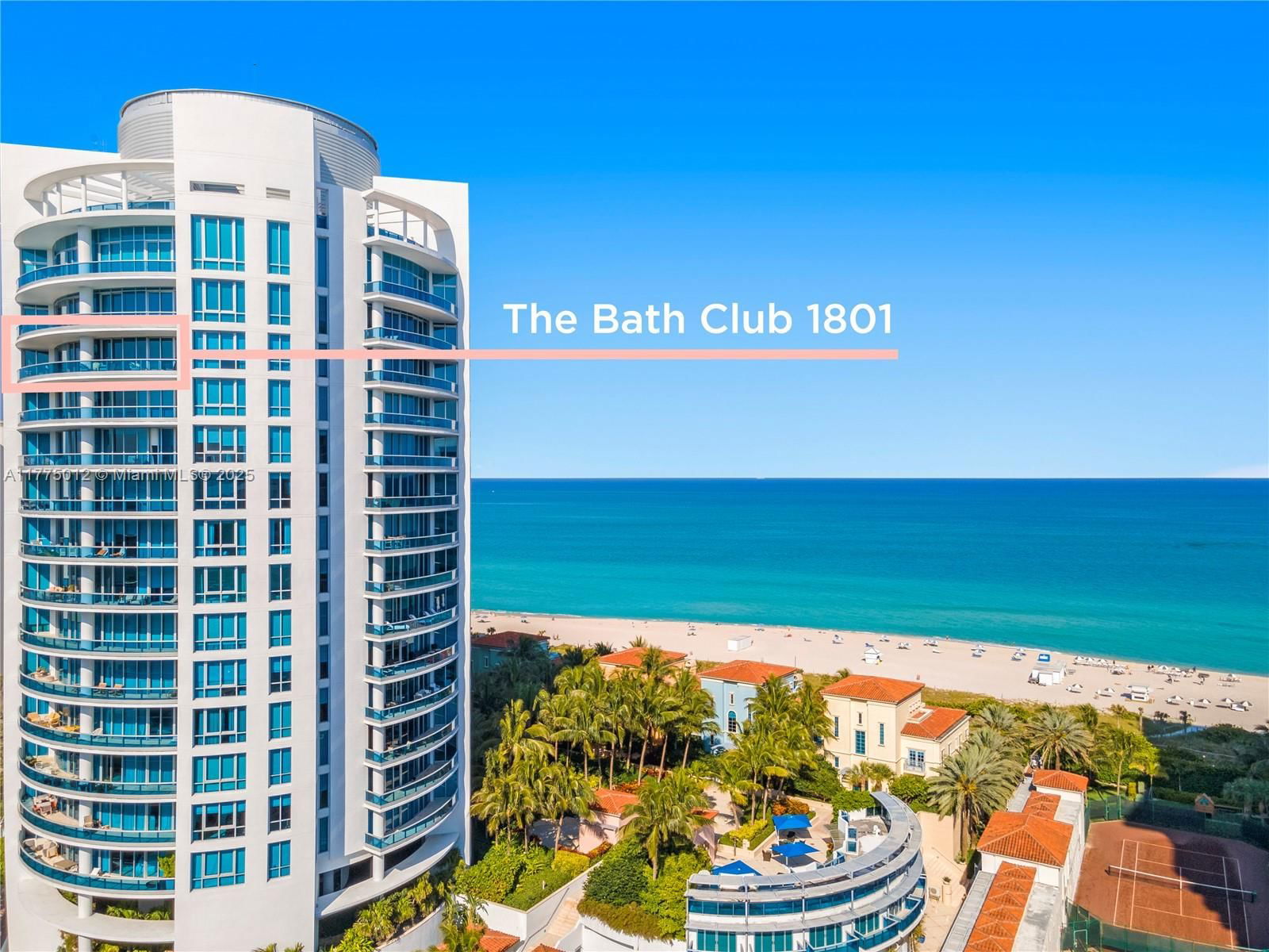 Real estate property located at 5959 Collins Ave #1801, Miami-dade, The Residences At The Bath, Miami Beach, FL