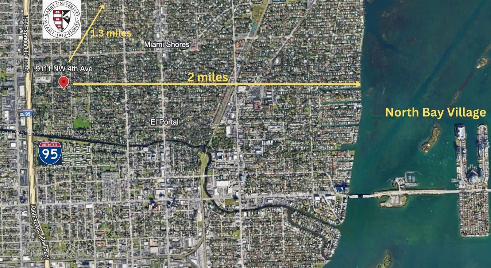 Real estate property located at 9111 4th Ave, Miami-dade, Pinewood Park Pl Amd 2nd, Miami, FL
