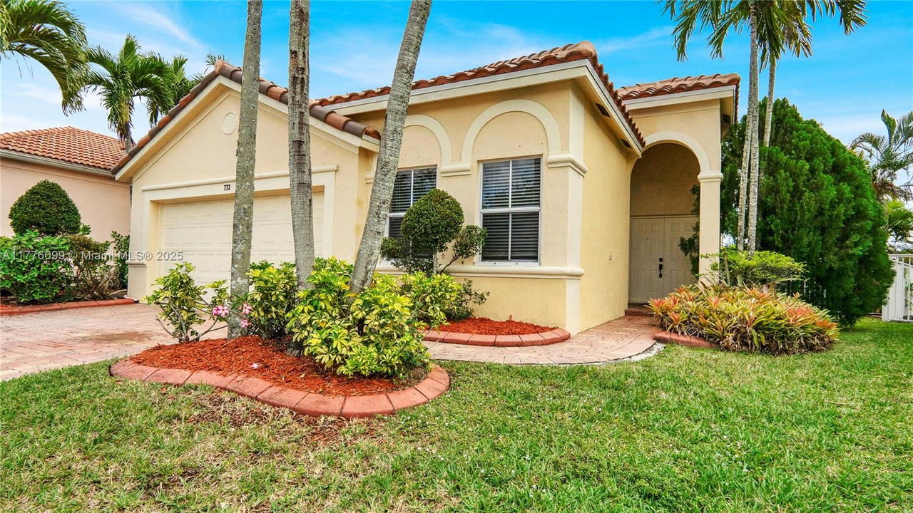Real estate property located at 773 Tanglewood Cir, Broward, Sector 3 - Parcels H I J, Weston, FL