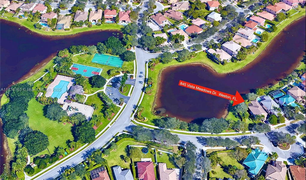 Real estate property located at 845 Vista Meadows Dr, Broward, Sector 3 - Parcels H I J, Weston, FL