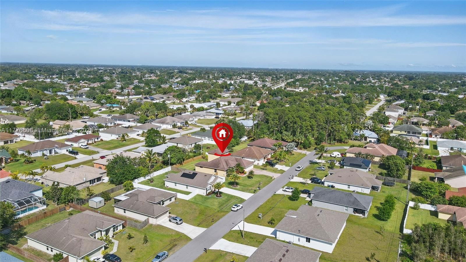 Real estate property located at 1425 Oriole Ln, St Lucie, Port St Lucie Section 12, Port St. Lucie, FL