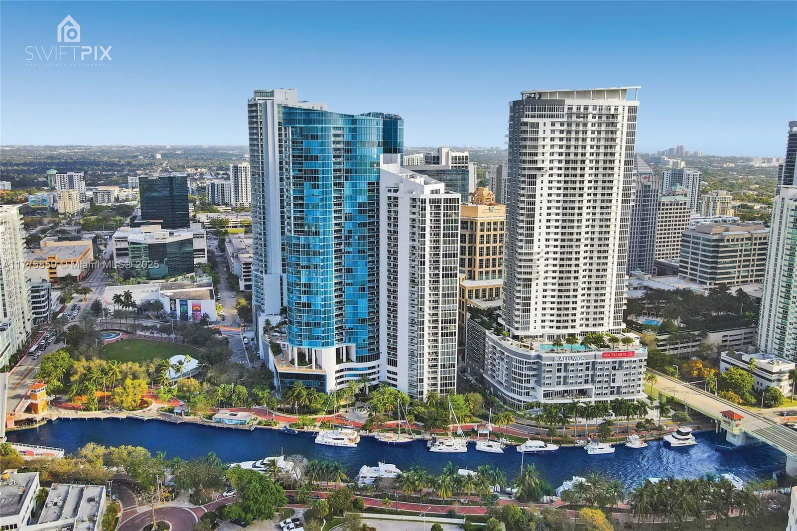 Real estate property located at 333 Las Olas Way #1602, Broward, Las Olas River House Cond, Fort Lauderdale, FL
