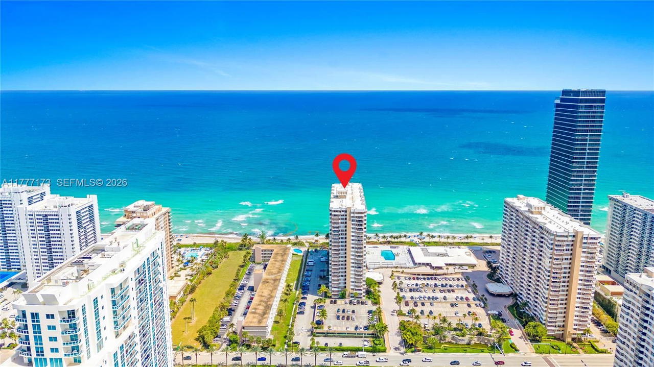 Real estate property located at 1950 Ocean Dr #12H, Broward, Hemispheres Condo, Hallandale Beach, FL