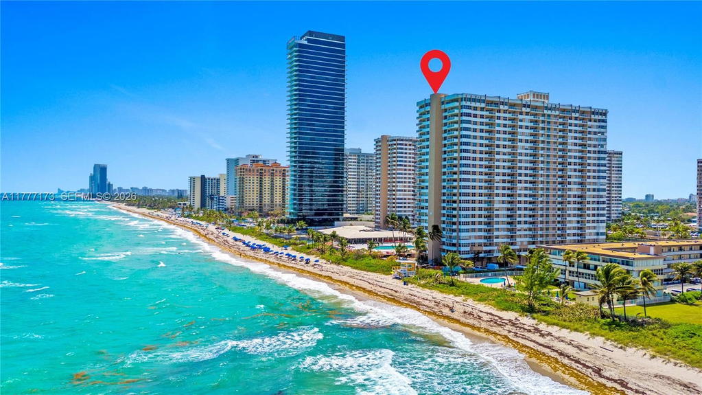 Real estate property located at 1950 Ocean Dr #12H, Broward, Hemispheres Condo, Hallandale Beach, FL