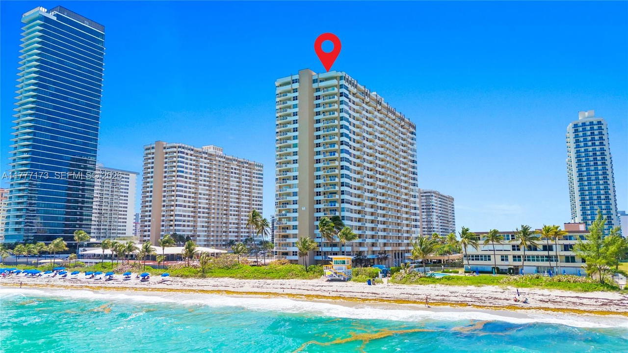 Real estate property located at 1950 Ocean Dr #12H, Broward, Hemispheres Condo, Hallandale Beach, FL