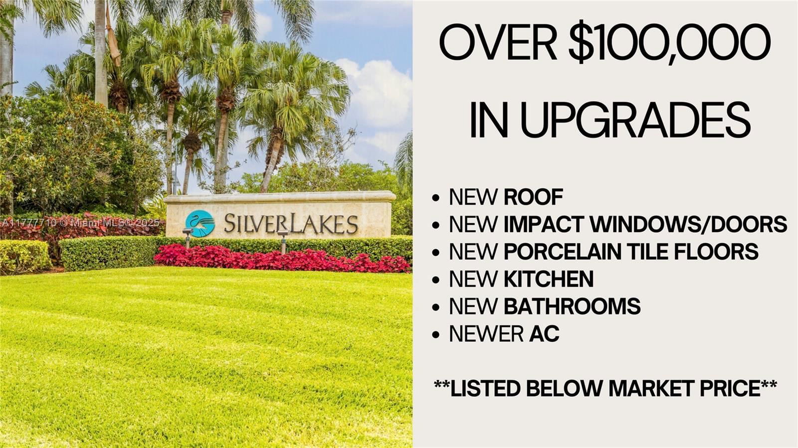 Real estate property located at 17663 5th St, Broward, Silver Lakes At Pembroke, Pembroke Pines, FL