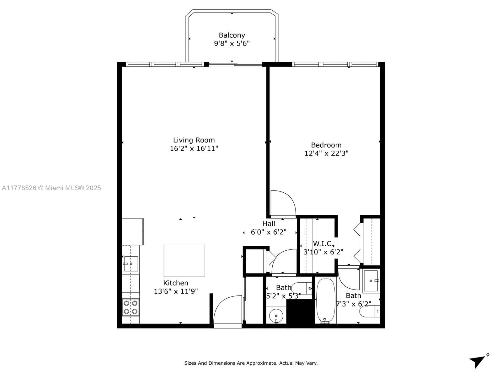 Real estate property located at 2100 Sans Souci Blvd A1509, Miami-dade, Bayview Towers Condo Sout, North Miami, FL